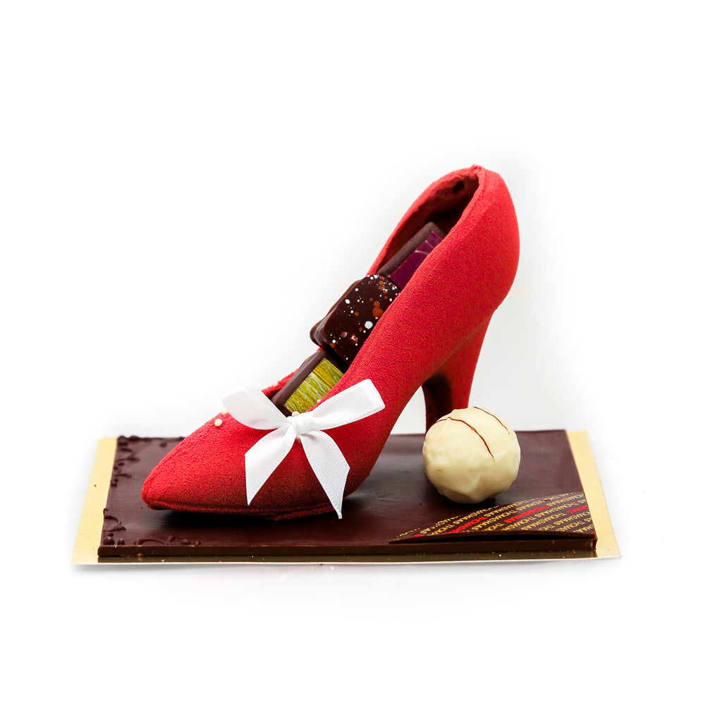 Ladies Chocolate Shoe Stock Photo - Download Image Now - Shoe, Stuffed,  Chocolate - iStock