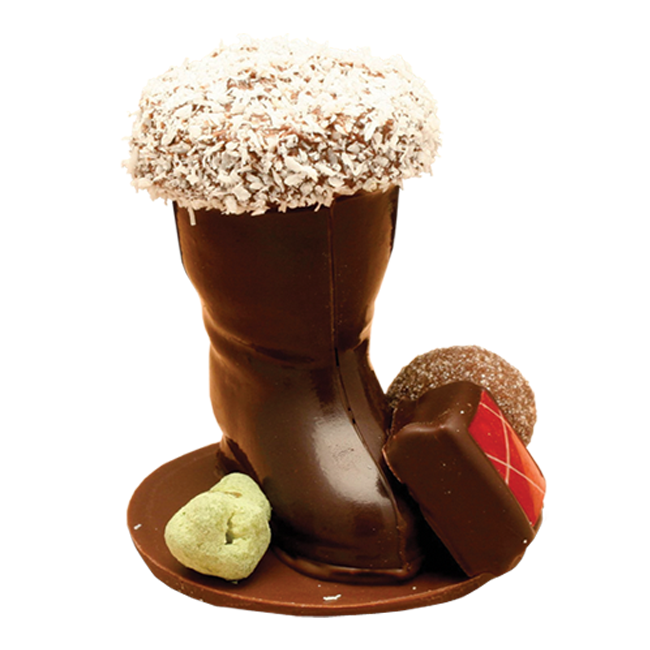 Stuffed Santa Boot